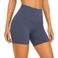 Short legging femme taille S bleu marine en tissu extensible taille haute pour sport