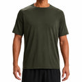 T-shirt homme taille M en tissu synthétique vert kaki sport coupe ample
